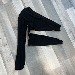 Black Women's Crop Top